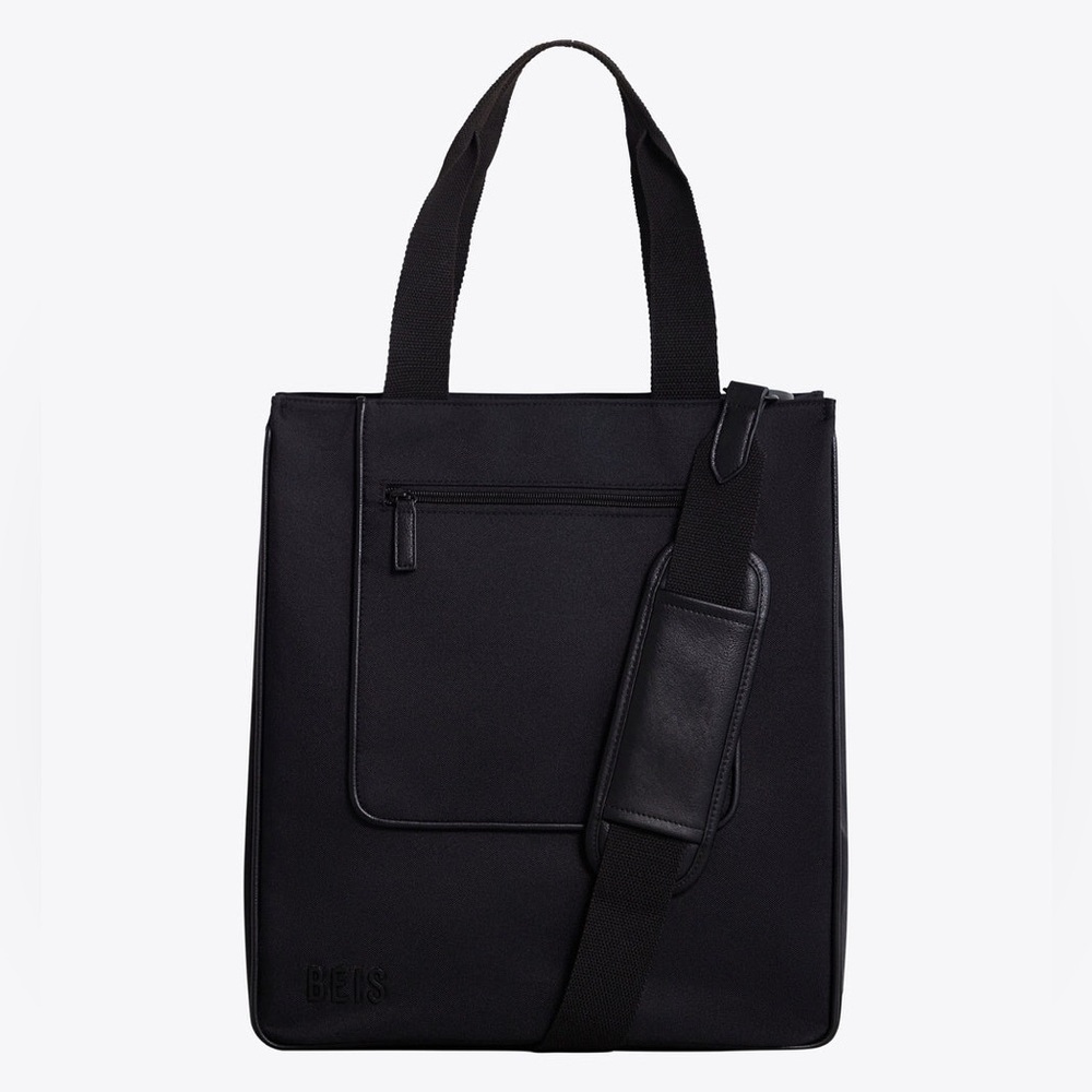 Beis North to South Tote in Black